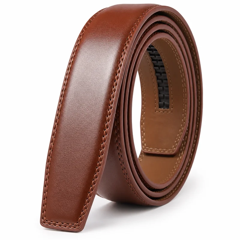 High-Quality Cowskin Leather Belt Strap