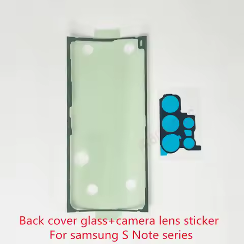 Back Housing Cover Glass Camera Lens Adhesive Sticker For Samsung Galaxy S8 S9 S10 S20 Plus Note10 Note20 Ultra S21 S22 S23 S24