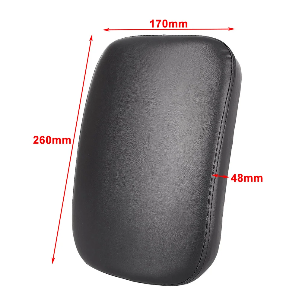 Motorcycle Rear Passenger Cushion Pillion Pad Seat 6 Suction Cup Universal For Harley Motorcycles Cruiser Chopper Custom