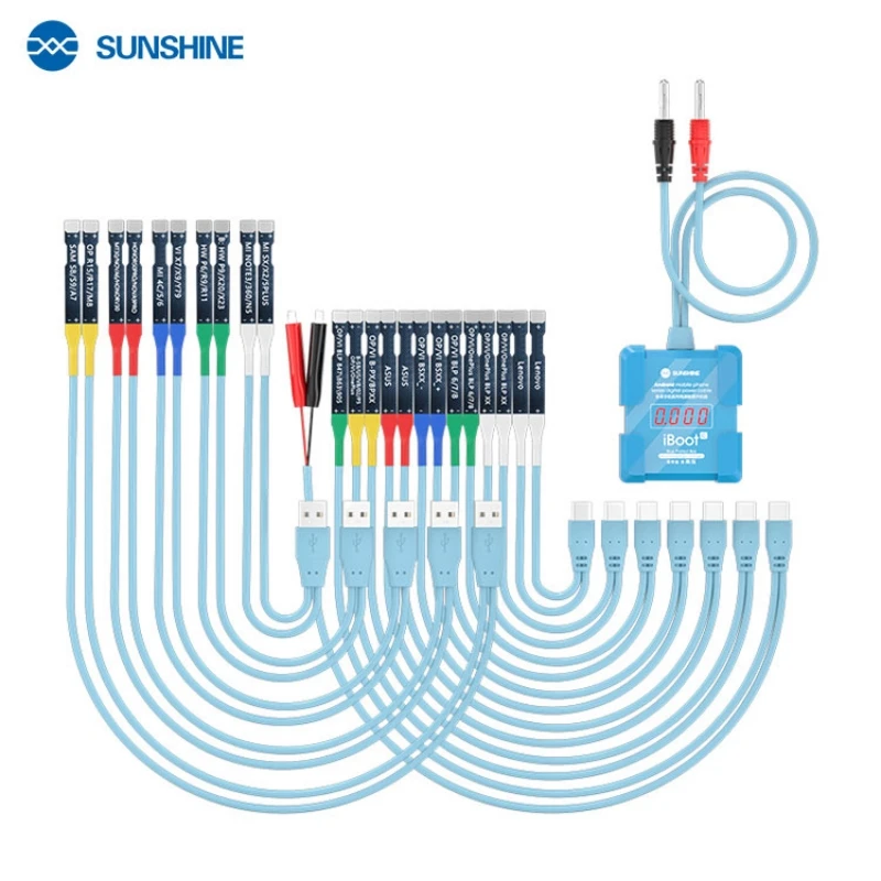 

SUNSHINE IBoot Type-C Power Supply Line for SAM Huawei Xiaomi For Android Test Boot Repair Power Cable Intelligent Anti-Burn