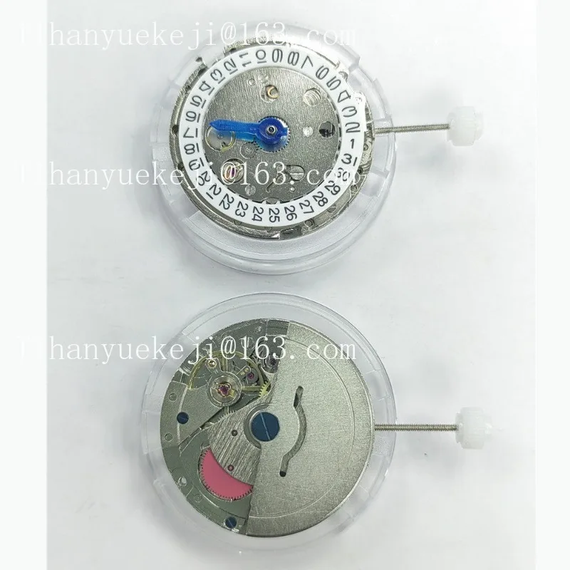 Watch accessories 2813 single calendar, double calendar movement white machine, suitable for 8205 2813 large calendar red wheel
