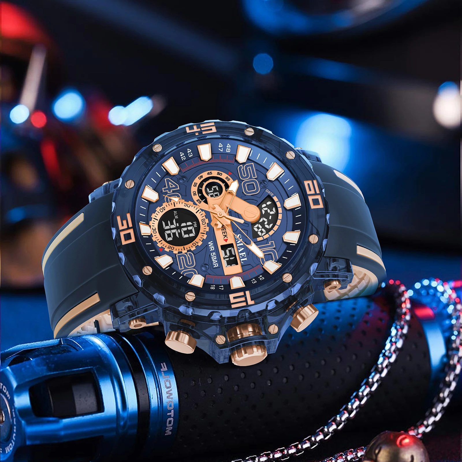 Military Watches Men Watch 2025 New 50M Waterproof Wristwatch Stopwatch Alarm L… - Image 2