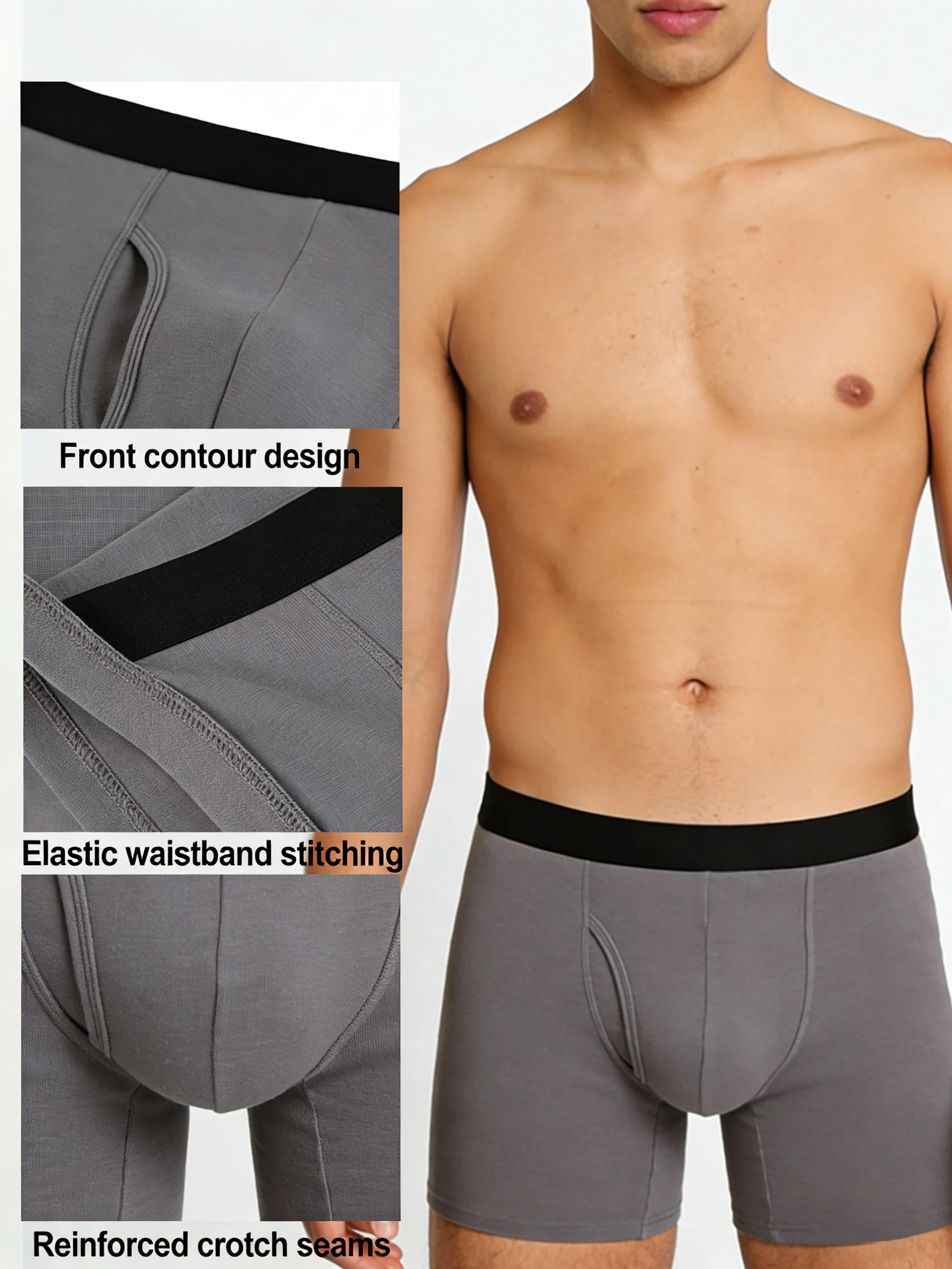 

Men's Boxer Briefs Random 6-Pack | Ultra Soft Cotton Stretch | Breathable Comfort Underwear for Daily Wear