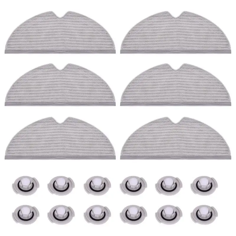 

【Выгодное предложение】 Моющиеся салфетки для уборки, фильтры для резервуаров для воды для роботов-пылесосов Roborock S6, S6 Pure, S6 Maxv, S5 Max, S5, E4, E35 E2