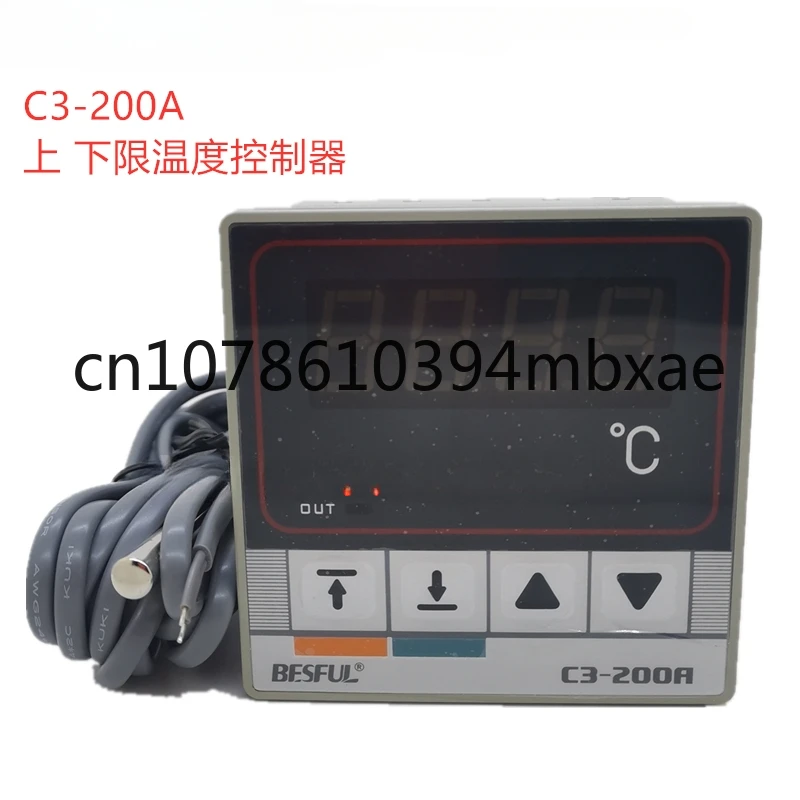 Solar Temperature Controller C3-200A Upper and Lower Limit Single-Channel Measurement 1-Channel Output Temperature Controller