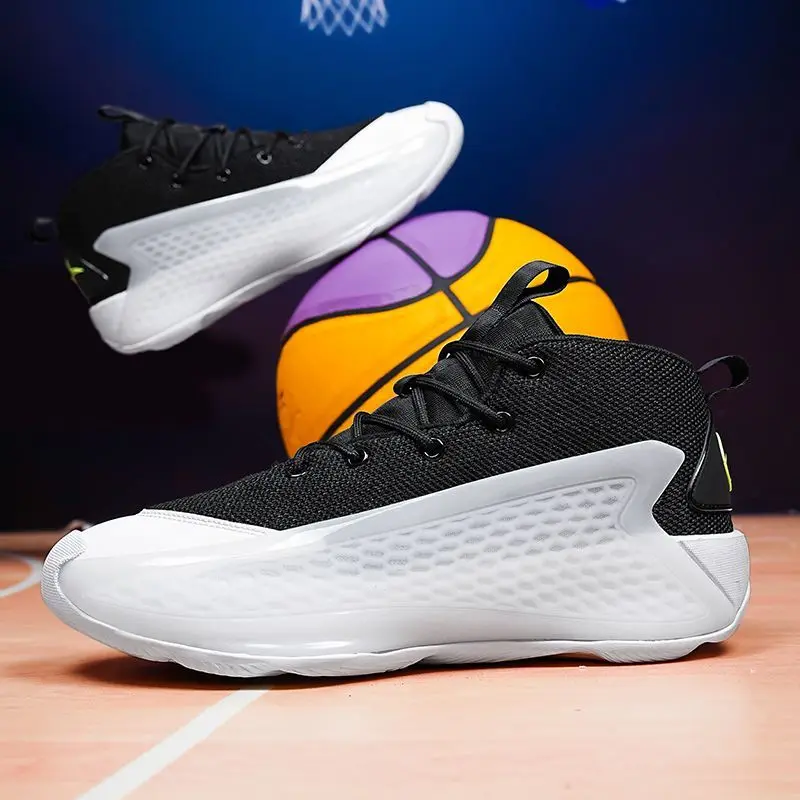 

2025 New Mens Basketball Shoes Breathable Anti-skid Outdoor Fashion Unisex Sneakers Professional Design Basketball Shoes