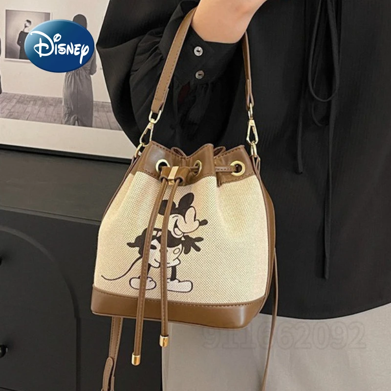 Disney Mickey New Women\'s Handbag Luxury Brand Fashion Women\'s Shoulder Bag Cartoon Cute Women\'s Bag Large Capacity High Quality