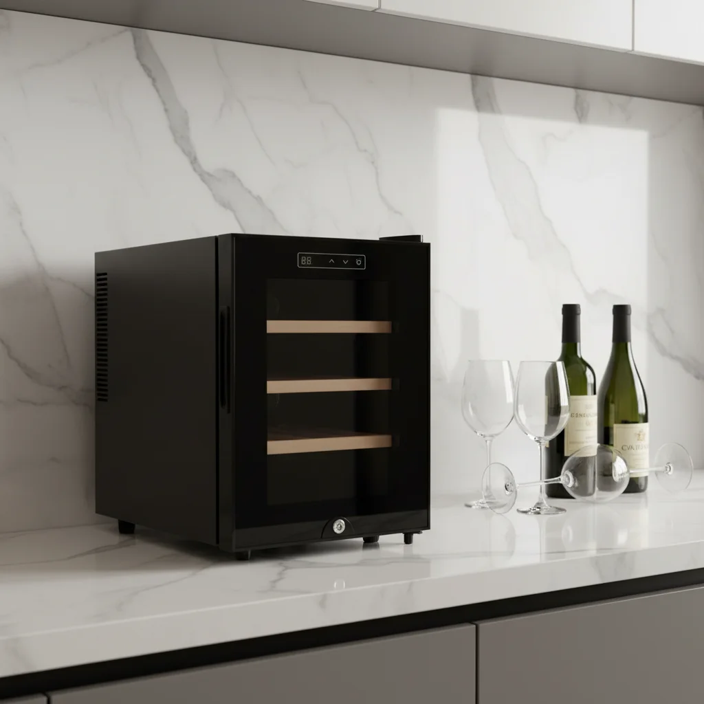 

OEM 12 Bottles Small Bar Beverage Cooler Chiller Mini Wine Beverage Refrigerator