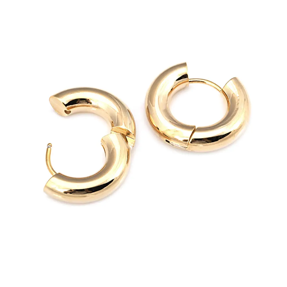 Orecchini Cerchio Unisex Tube 5 Mm | Re Artù Gioielli Orecchini Cerchio Unisex Tube 5 Mm | Re Artù Gioielli