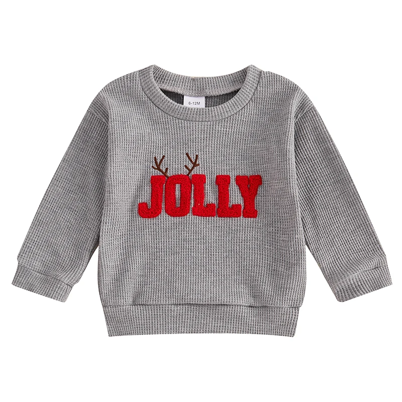 Toddler Baby Girl Boy Christmas Outfit Christmas Cookie Tester Sweatshirt Long Sleeve Pullover Fall Winter Clothes