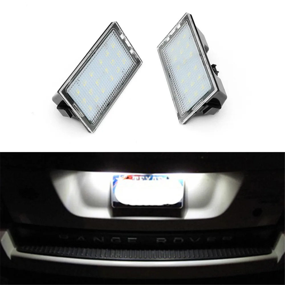 لاند روفر رينج روفر سبورت ديسكفري فريلاندر 2 قطعة أضواء لوحة ترخيص LED فائقة السطوع