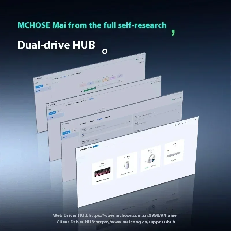 

MCHOSE A7 Pro Ultra Gaming Mouse Three Mode Bluetooth Wireless Mouse 8K PAW3950 E-sports Lightweight Mouse Custom Office Gift