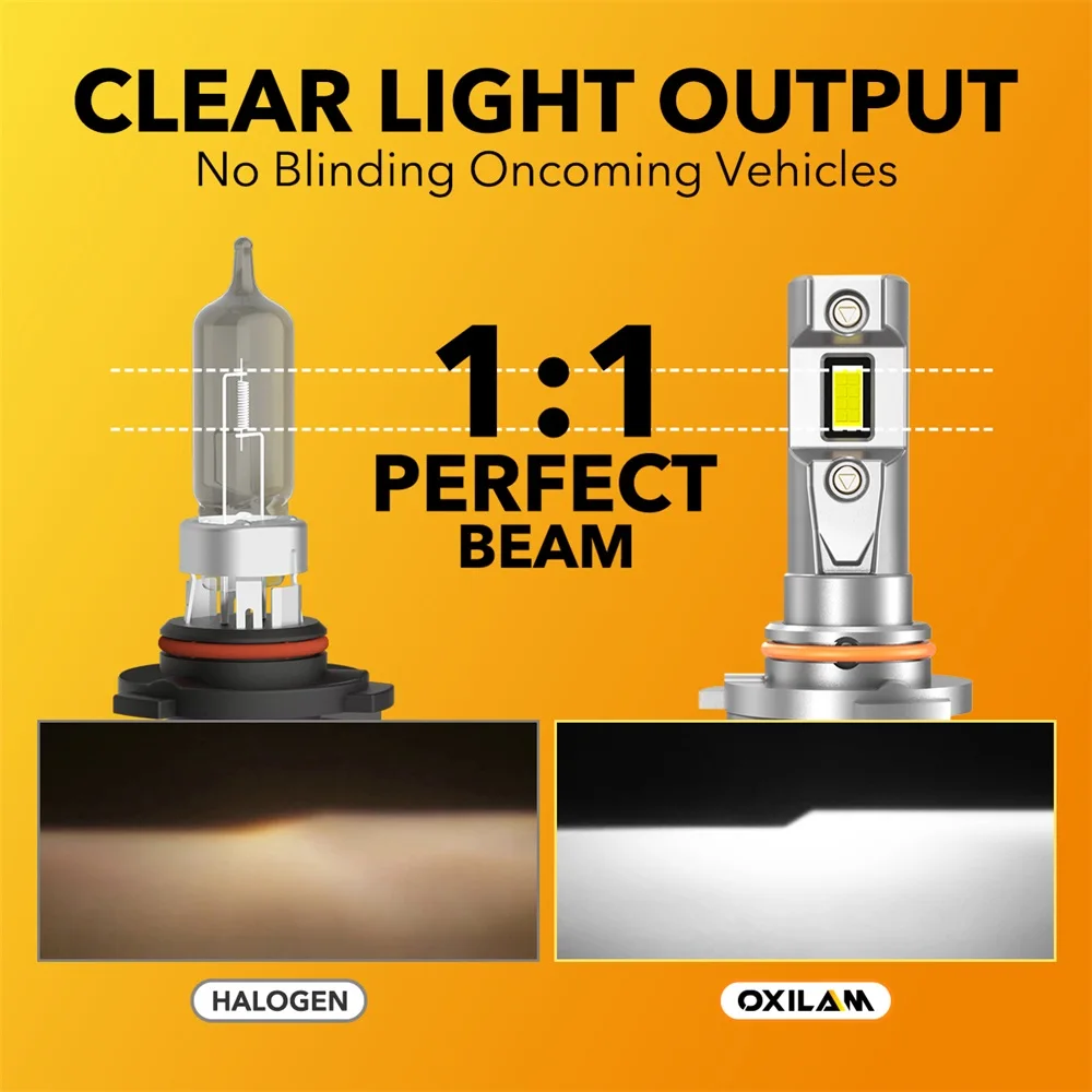 2Pcs 16000LM Canbus H8 H11 H9 LED Headlight Bulb 60W 9012 HIR2 9005 HB3 9006 HB4 CSP H4 Led Head Lamp For Car 6500K Super Bright