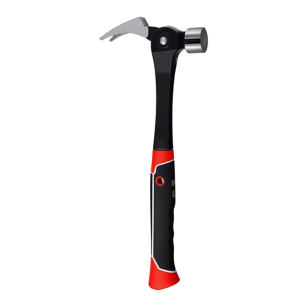 Adjustable Nail Puller Hammer Magnetic Claw Hammer Drop Steel Anti-Slip Handle For DIY Construction Woodworking Hand Tool