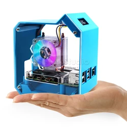 New! Cooling Fan Bracket ABS Mini Tower Case Enlosure Shell with Ice Tower for Raspberry Pi 4B