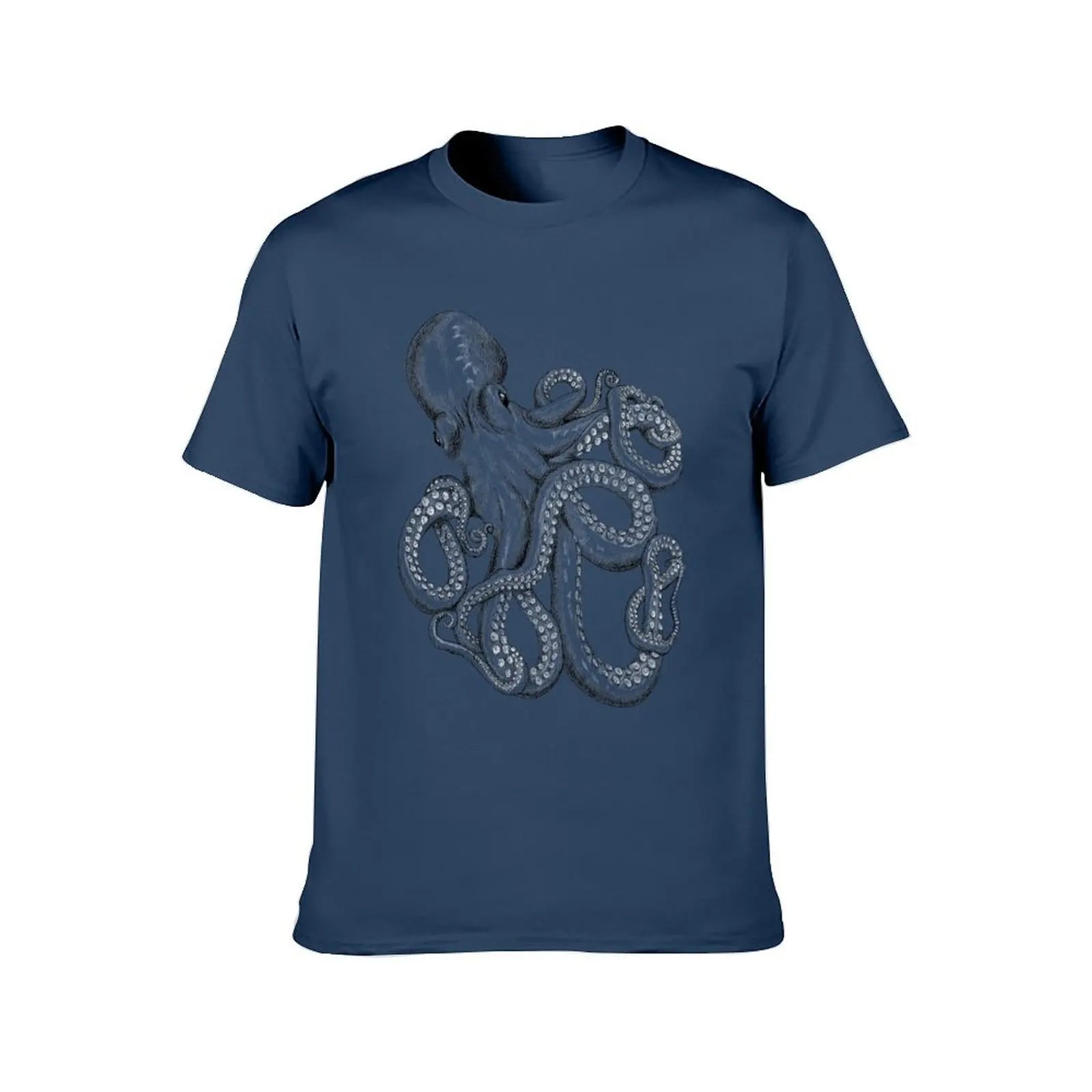 Realistic Octopus - Two Tone T-Shirt t shirt personalised t shirts for man pack white T-Shirt