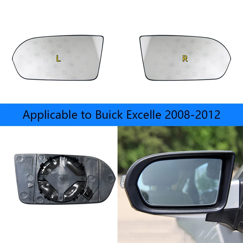 

Car no Heated Mirror Glass for Buick Excelle 2008-2012 rearview mirror surface reflector glass of around reversing lens