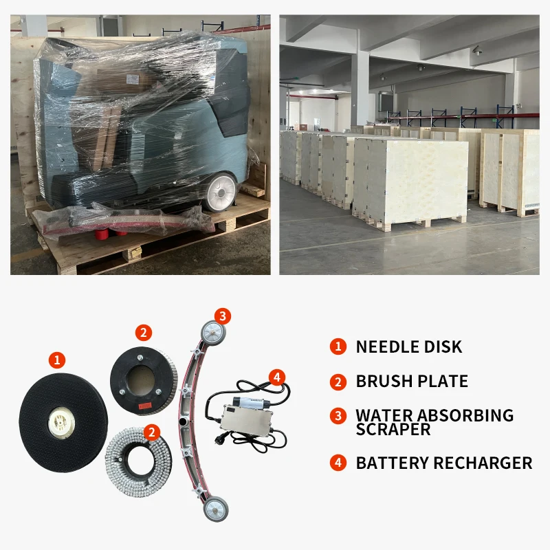 الشركة المصنعة داخل جهاز غسل وتجفيف الأرضيات للمعدات الصناعية، ركوب المستودعات 90 لتر على آلة تنظيف الأرضيات