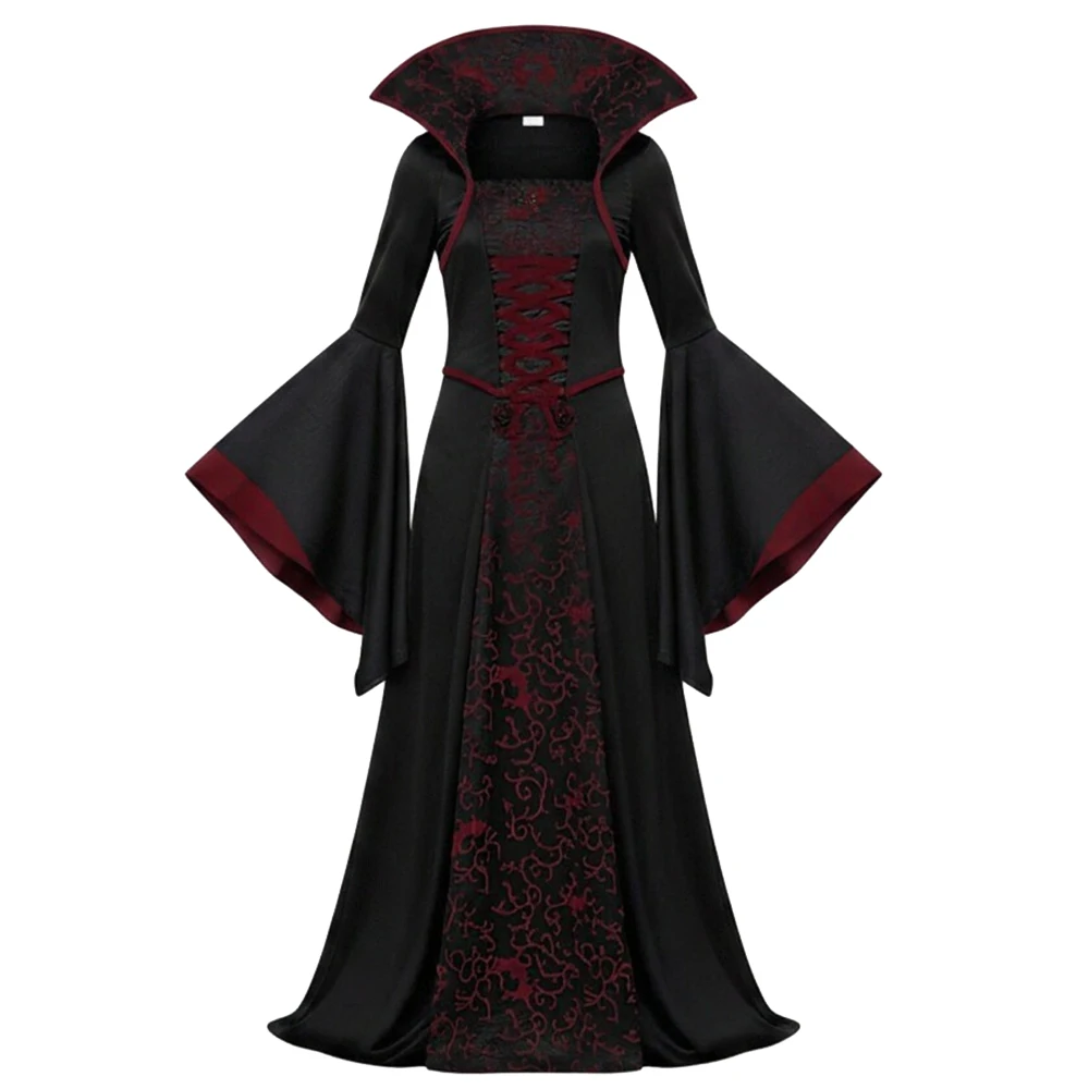 Mädchen Geisterbraut Halloween Cosplay Verkleidung Gothic Schwarzes Abendkostüm für Kinder Karneval Party Kleidung Geschenke – Detail 3