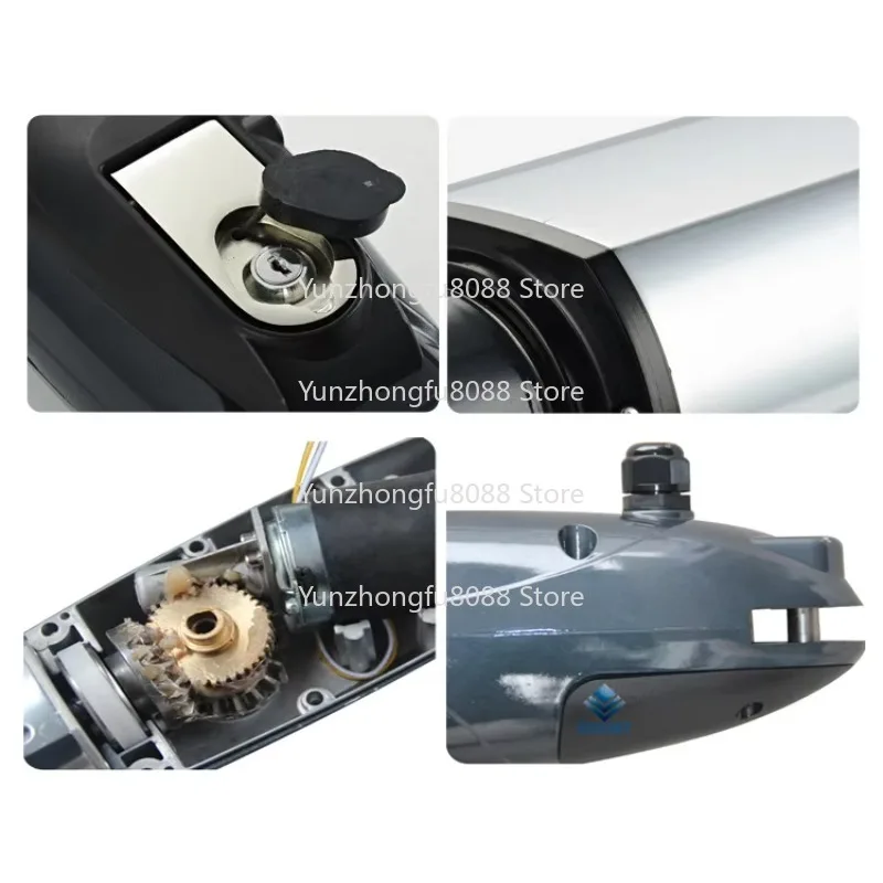 Robuster automatischer Schwingtüröffner, 500 kg Tragkraft, 4 m, einblättrige Doppelarme für Schiffe RS-G01-330K