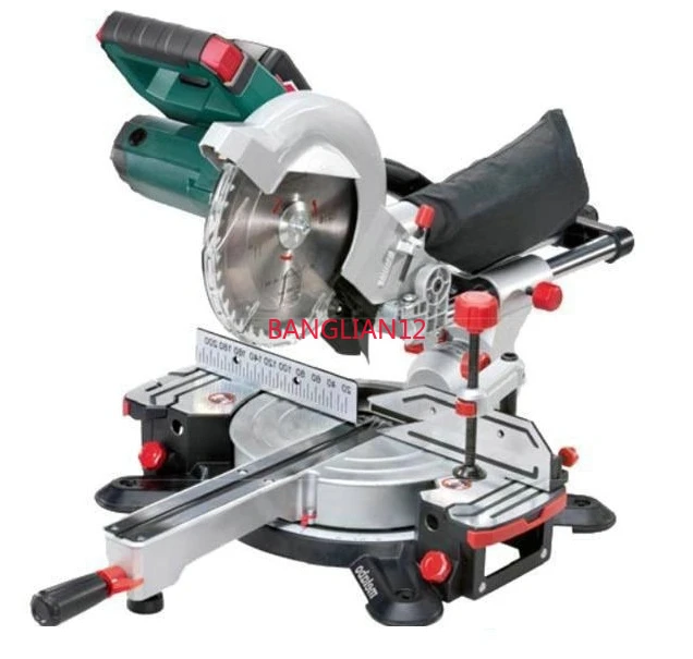 

12 inch medium aluminum machine woodworking desktop push-pull saw 305mm miter saw