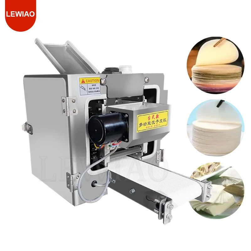 

New Wonton Dumplings Machine Dumpling Rolling Automatic Dough Slicer Gyoza Skin Maker Commercial Home Wrapper 220V Mould