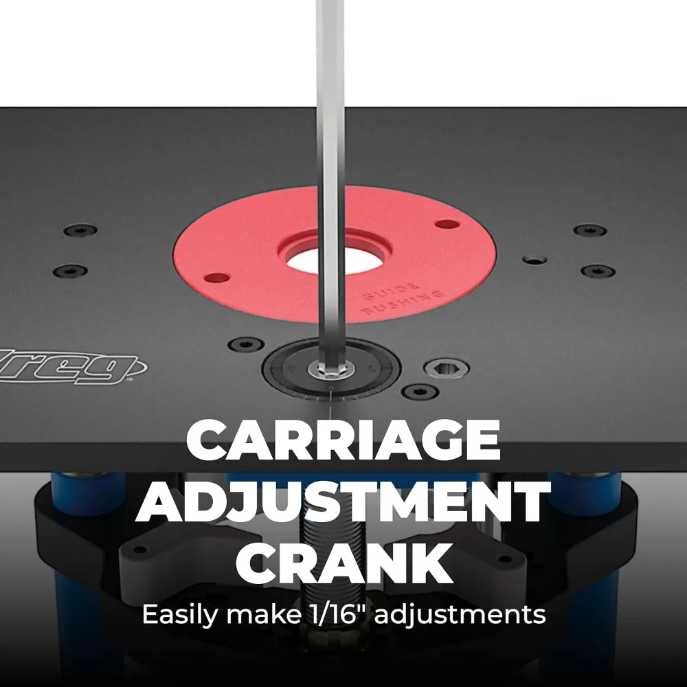 Router Table Lift System - Durable Router Plate Insert - Router Table Plate Insert