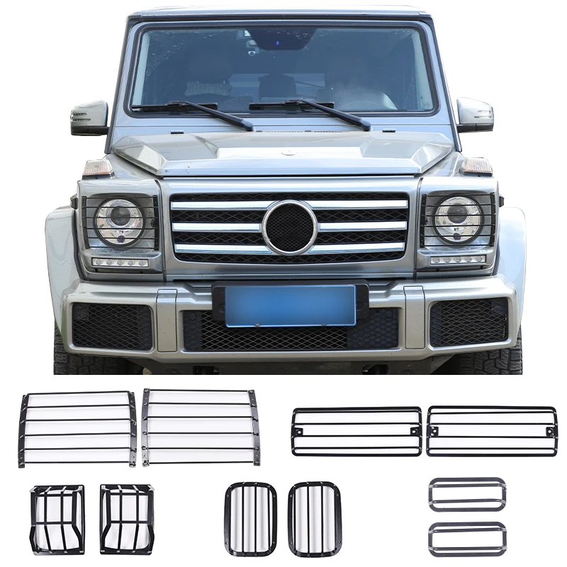 

For Mercedes Benz G Class W463 2004-2018 Car Headlight Front Rear Fog Light Lamp Turning Light Decoration Cover Accessories