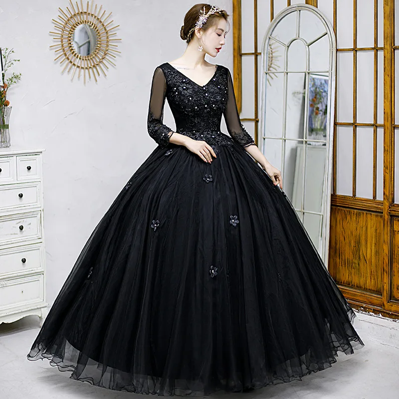 

Customized Ball Gown Quinceanera Dresses Appliques Half Sleeves Prom Birthday Party Gowns Formal Vestido De Noche Abenkleider