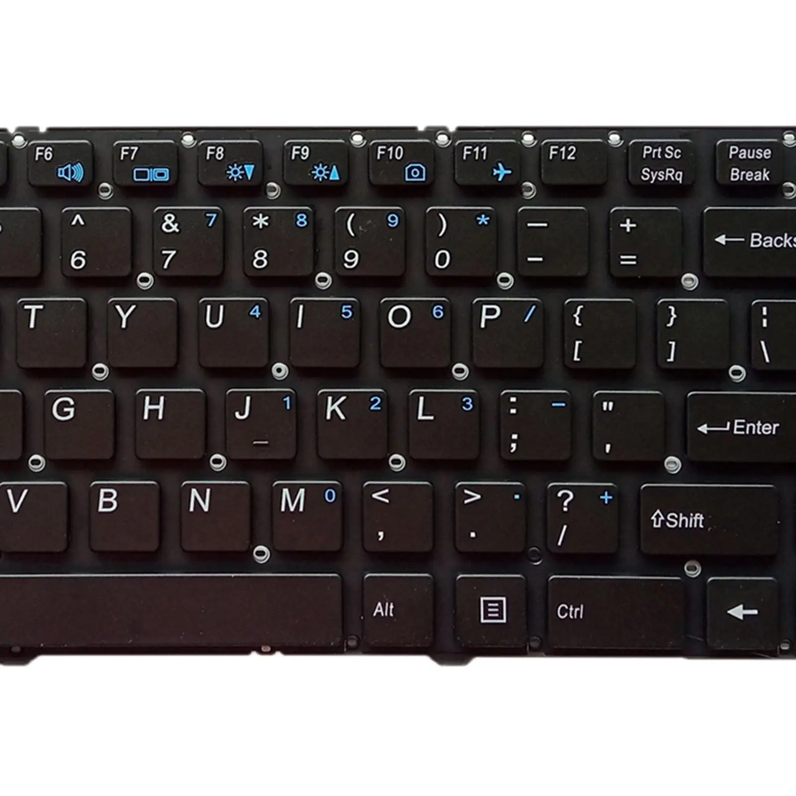 

Laptop Keyboard US Layout 2R76NW-4302 Matte Durable Keypad for W940SU W940TU W9400 Accessories Replaces black