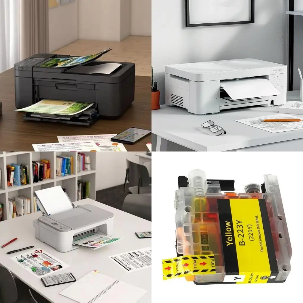 

652F XL Capacity Printer Cartridge For LC223 LC221 Models Vibranted Color Output Long Use for DCP-J152W J4620DW