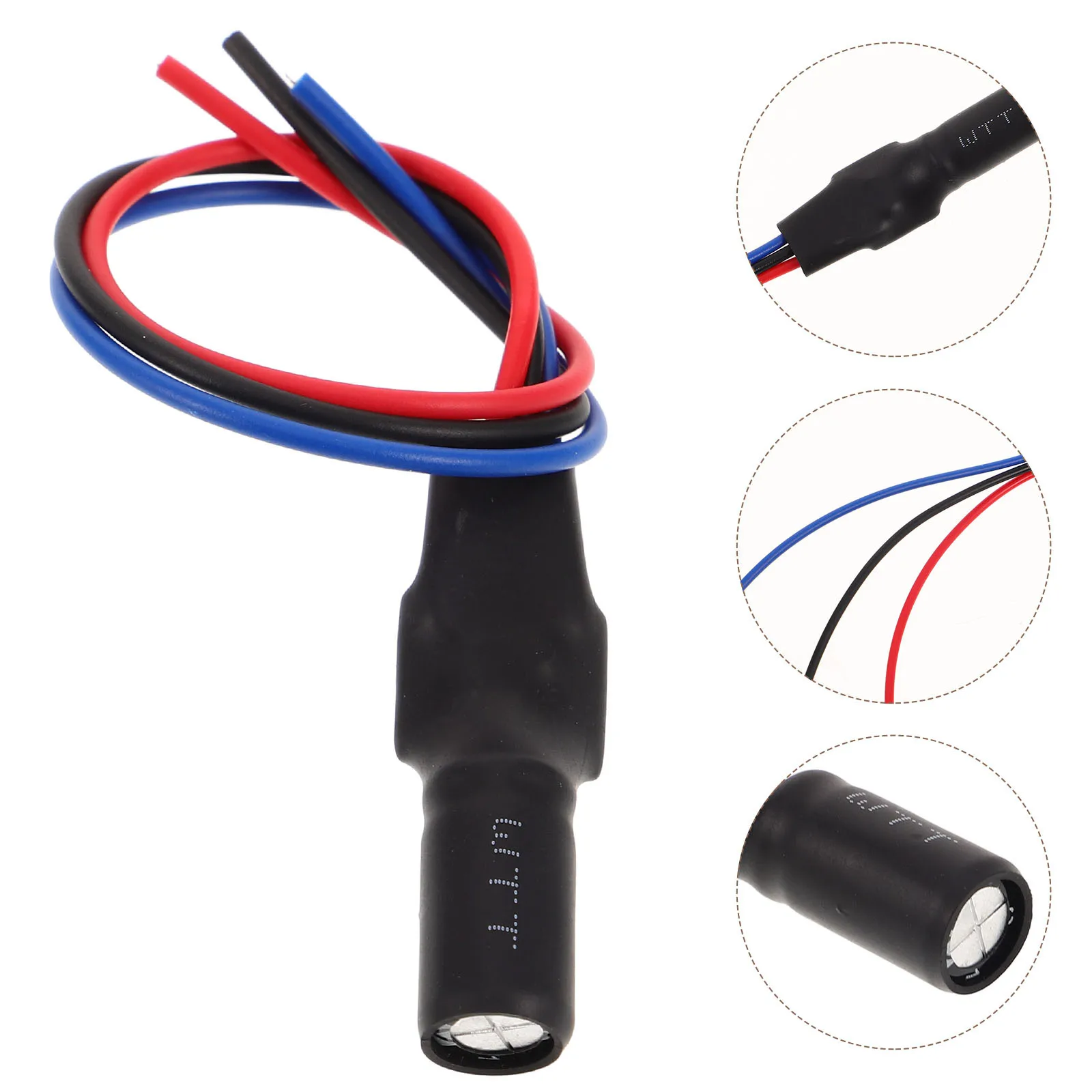 

Backup Camera Signal Rectifier Cable 12V Relay Capacitor Noise Filter Wire Clear Stable Reverse Camera Power Cable