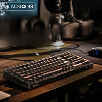 MIIIW Customized BlackIO 83/98 Mechanical Keyboard 83/98-Key Hot-swap Wireless Bluetoo three Modes Gasket Structure Gamer Gift