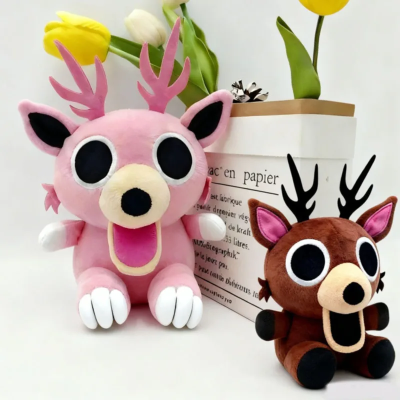 

New 99 Nights In The Forest Baby Deer Plush Cute 99 Nights Deer Milu Plushie Anime Peripherals Stuffed Toy Kids Christmas Gift