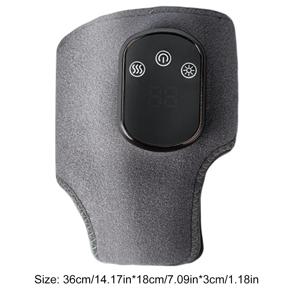 Masseur électrique de protection de cheville et de poignet avec 3 modes de vibration 5 niveaux de chaleur pour la tendinite d'achille et la fasciite plantaire