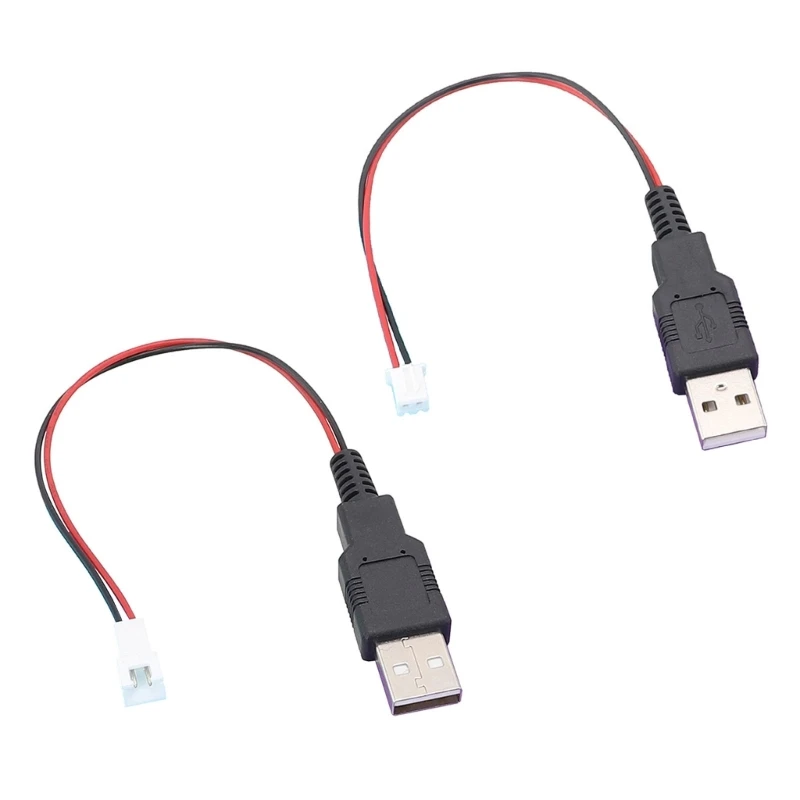 Portable USB To XH2.54 2Pin Terminal Cord For Lab Experiments Secure Connection