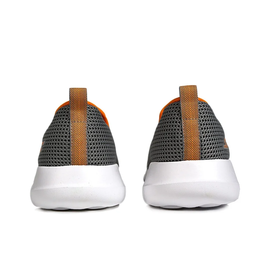 Skechers GO WALK Max Breathable Lightweight Low top Casual Shoes Men's Orange Gray 54638-GYOR - view 6