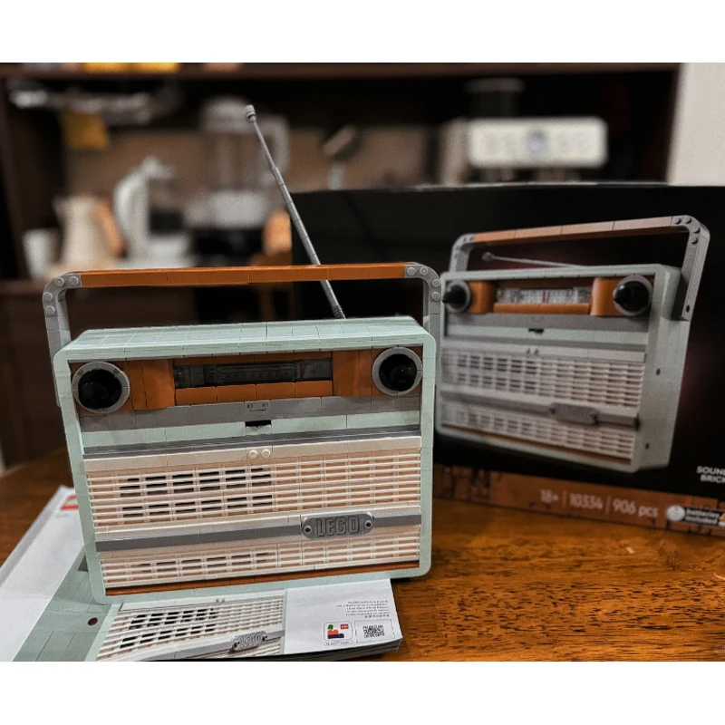 

В наличии Новое Ретро Радио 10334 Модель Строительные Блоки 1970 Транзистор Радио Музыка Домашний Декор Кирпичи Игрушки для Детей Рождественские Подарки