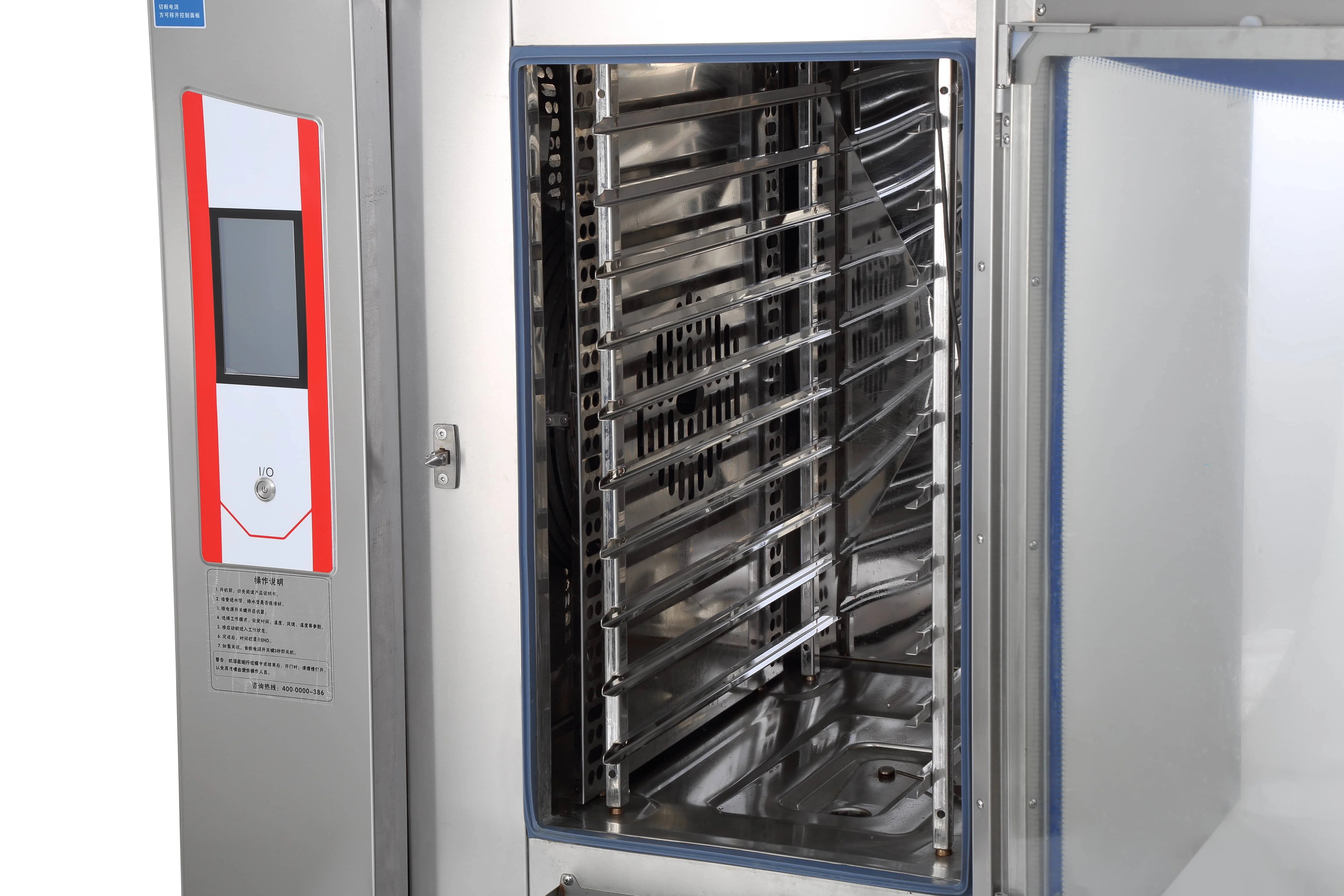 فرن حراري عالي الجودة، مخبز كهربائي تجاري صناعي، أفران مدمجة، 10 طبقات، فرن بيتزا للخبز