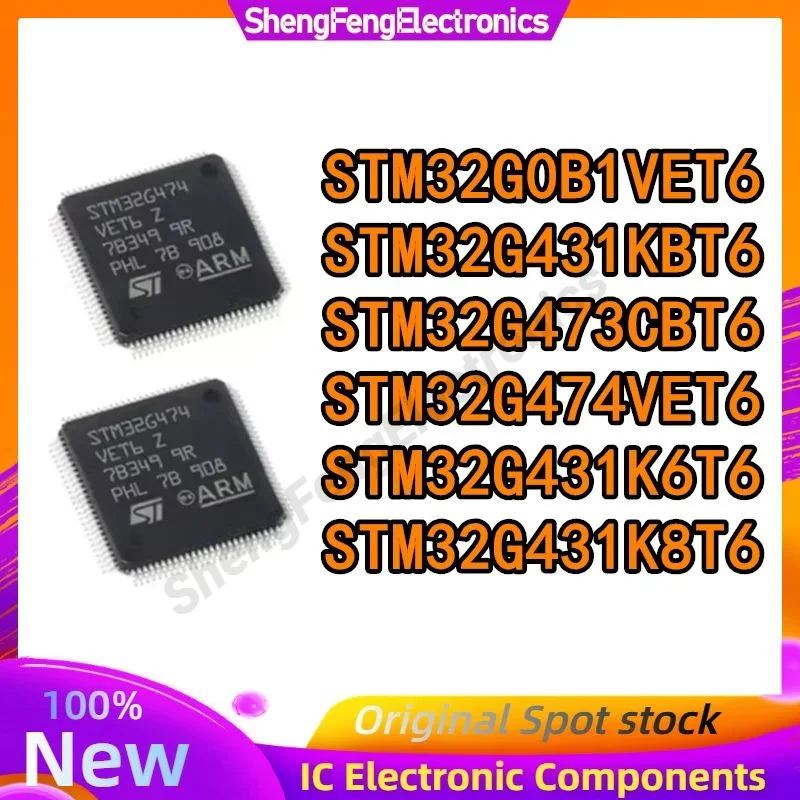 STM32G431K8T6 STM32G474VET6 STM32G431K6T6 STM32G0B1VET6 STM32G431KBT6 STM32G473CBT6 STM32G STM IC Chip MCU LQFP-32 en stock