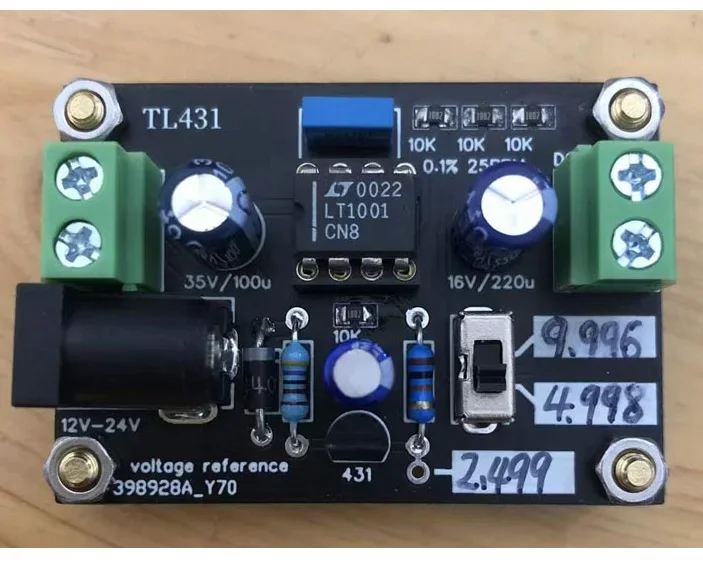 TL431 voltage reference board/431 reference voltage source/with precision resistance reference board Module NEW