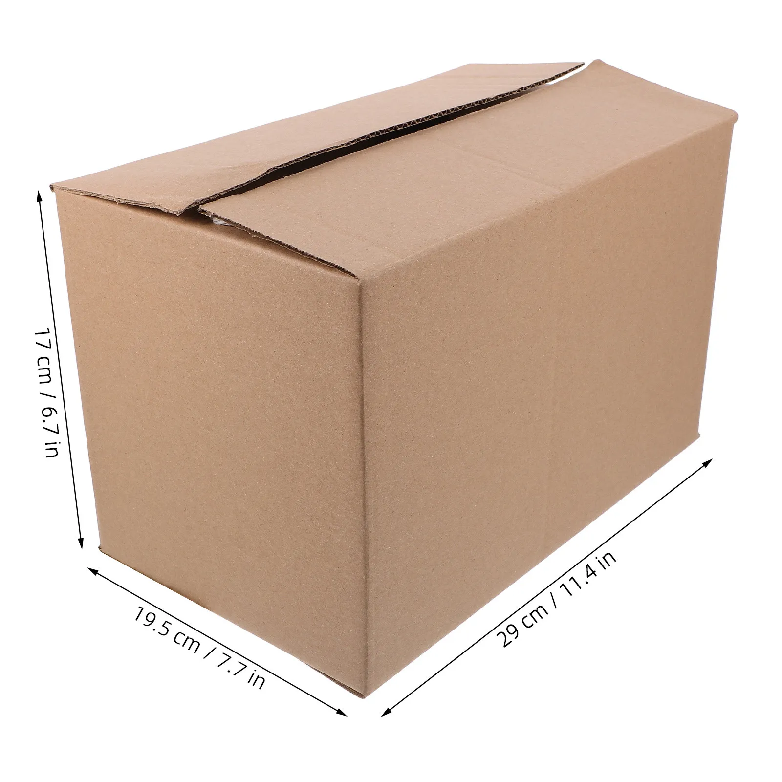 5Pcs Corrugated Boxes Extra Strong Packing Cartons for Express Shipping Storage Move Heavy Duty Anti Falling Cushioning