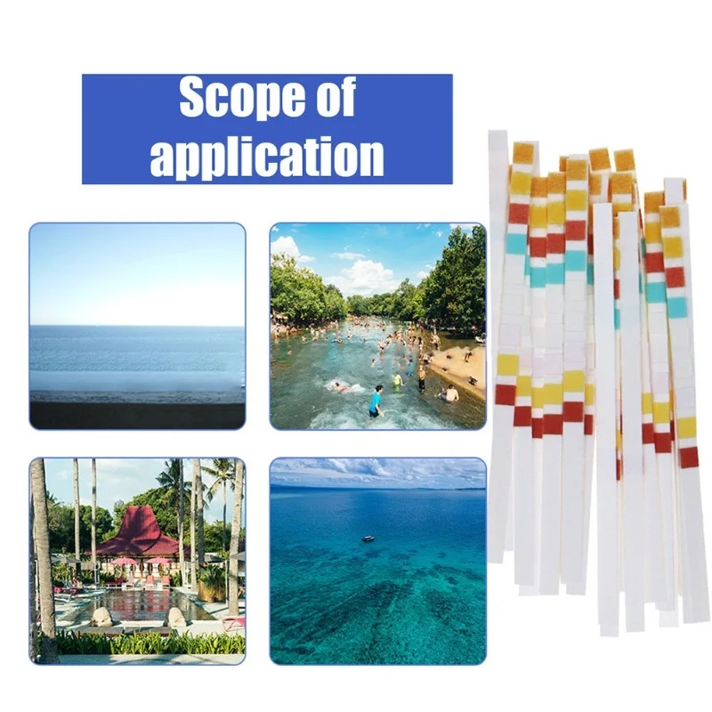 9 في 1 شرائط اختبار المياه اختبار جودة المياه شرائط اختبار صلابة المياه