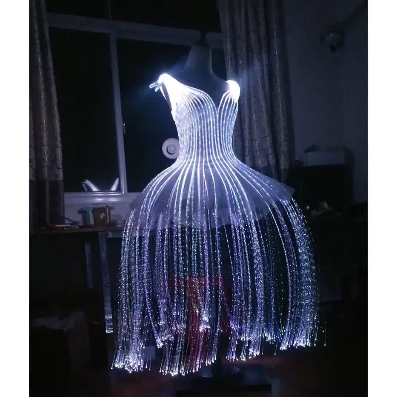 Luminous costumes LED fiber optic tutu, performance costumes