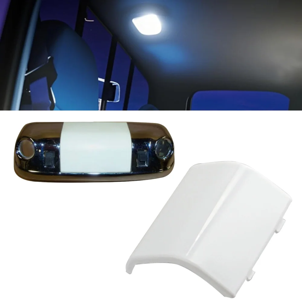 Interior Dome Light Lamp Cover Cap Housing For Ford F-150 F-250 F-350 Bronco II E-150 E-250 E-350/E150 E250 E350 D2LY13783E