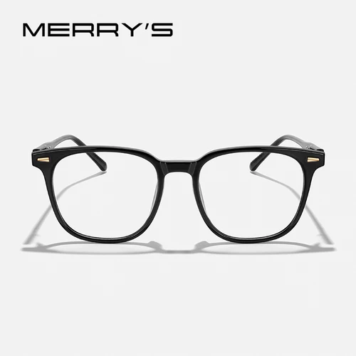 Imagen 2 del producto Diseño de MERRYS, montura de gafas a la moda para hombres y mujeres, gafas cuadradas, montura óptica, monturas para gafas graduadas, gafas ópticas S2257
