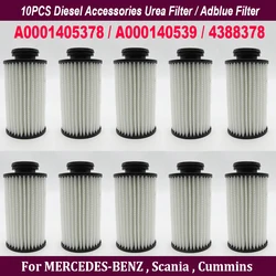 10PCS Diesel Accessories Urea Filter / Adblue Filter A0001405378 / A000140539 /4388378 For MERCEDES-BENZ Scania Cummins