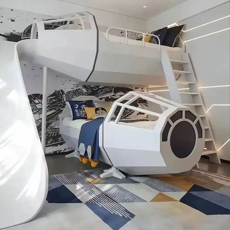 Go to bed, desk, light luxury single bed, simple multi-functional tree house bed