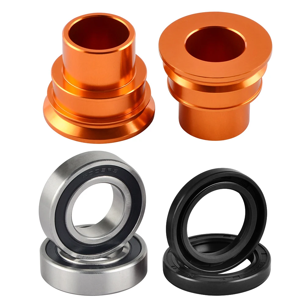 For KTM EXC 300 03-18 Rear Wheel Spacers Bearings Seals 250 350 450 125-500 EXC EXC-F EXC-W XC-W 2003-2018 SX SX-F XC-F 03-12