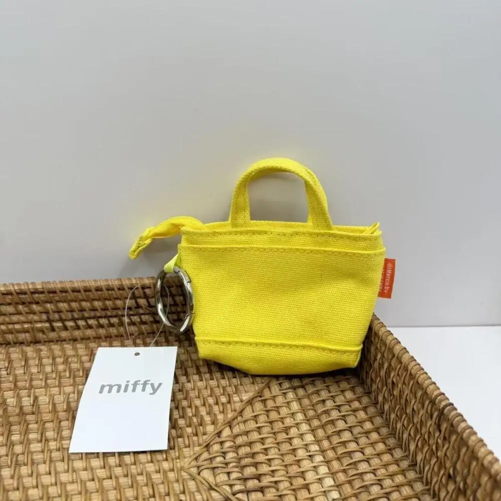Miffy coelho cartão tong bonito mini moeda bolsa de armazenamento saco chave pingente um presente requintado pingente para amigos